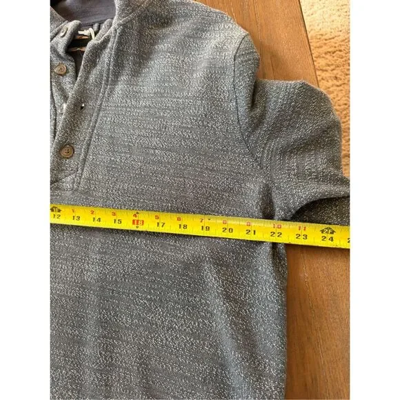 Tuckernuck - Marine Layer NWT Men’s Clayton Textured Pullover in India Ink Size - Picture 7 of 8